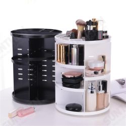 Cosmetic Makeup Organizer Storage Box Shelf 360° Rotating Display Acrylic Makeup Storage Baskets Cosmetic Makeup Organizer Storage Box Shelf 360° Rotating Display Acrylic Makeup Storage Baskets