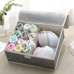 Cotton Underwear Storage Box Organizer Multi-Collapsible Bra Underwear Socks Storage Box Parts Storage Box Cotton Underwear Storage Box Organizer Multi-Collapsible Bra Underwear Socks Storage Box Parts Storage Box