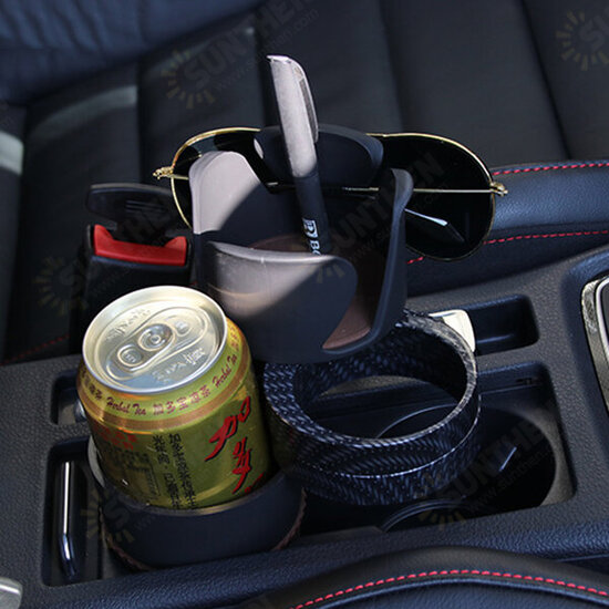 Creative Car Storage Box Money Pot Beverage Holder Multi-function Car Pocket Organizer