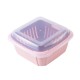 Double Layers Drain Basket Quick Drain Wash Fruits Vegetables Kitchen Tray Storage Basket Kitchen Storage Boxes