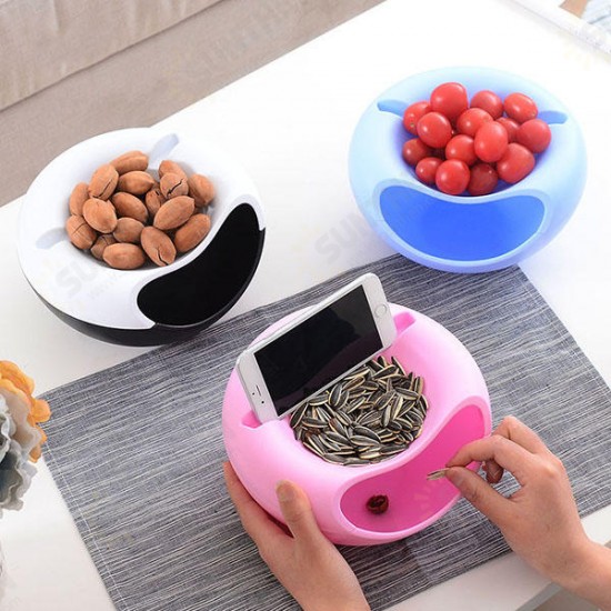 HN-B20 Multifunction Storage Box Fruit Snacks Nut Holder Home Organizer Accessories