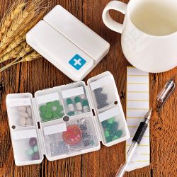 HN-PB005 Portable 7 Compartments Pill Case Foldable Waterproof Magnetic Travel Tablets Organizer HN-PB005 Portable 7 Compartments Pill Case Foldable Waterproof Magnetic Travel Tablets Organizer