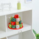 Wooden 4 Cube Storage Organizer Kids Bookcase Bookshelves Storage Organizer for Home Bedroom White