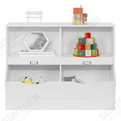 Wooden 4 Cube Storage Organizer Kids Bookcase Bookshelves Storage Organizer for Home Bedroom White Wooden 4 Cube Storage Organizer Kids Bookcase Bookshelves Storage Organizer for Home Bedroom White