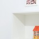 Wooden 4 Cube Storage Organizer Kids Bookcase Bookshelves Storage Organizer for Home Bedroom White