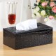 Leather Desktop Car Tissue Box Storage Jewelry Box Reorganize Box Office Pen Container