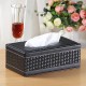 Leather Desktop Car Tissue Box Storage Jewelry Box Reorganize Box Office Pen Container