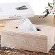 Leather Desktop Car Tissue Box Storage Jewelry Box Reorganize Box Office Pen Container