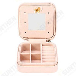 Portable Travel Jewelry Box Case Ring Earring Necklace Storage Display Organizer Portable Travel Jewelry Box Case Ring Earring Necklace Storage Display Organizer