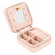 Portable Travel Jewelry Box Case Ring Earring Necklace Storage Display Organizer