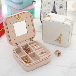 Portable Travel Jewelry Box Case Ring Earring Necklace Storage Display Organizer Portable Travel Jewelry Box Case Ring Earring Necklace Storage Display Organizer