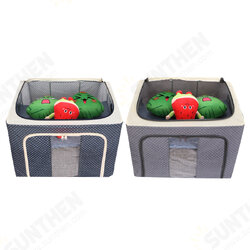 Storage Bags 72L Large Blanket Clothes Organization Containers Bedding Comforters Foldable Organizer Stainless Frame Reinforced Handle Clear Win Storage Bags 72L Large Blanket Clothes Organization Containers Bedding Comforters Foldable Organizer Stainless Frame Reinforced Handle Clear Win