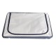 Storage Bags 72L Large Blanket Clothes Organization Containers Bedding Comforters Foldable Organizer Stainless Frame Reinforced Handle Clear Win