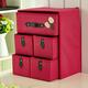 Three Layer Storage Box Five Drawer Non-woven Underwear Cosmetic Makeup Sundries Organizer