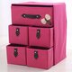 Three Layer Storage Box Five Drawer Non-woven Underwear Cosmetic Makeup Sundries Organizer