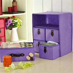 Three Layer Storage Box Five Drawer Non-woven Underwear Cosmetic Makeup Sundries Organizer Three Layer Storage Box Five Drawer Non-woven Underwear Cosmetic Makeup Sundries Organizer