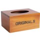 Wooden Antique Vintage Tissue Box Crafted Paper Holder Storage Home Decor Living Room