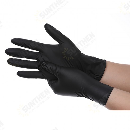 100Pc disposable nitrile gloves tattoo latex dustproof and durable cleaning maintenance tool gloves