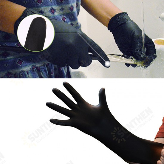 100Pc disposable nitrile gloves tattoo latex dustproof and durable cleaning maintenance tool gloves