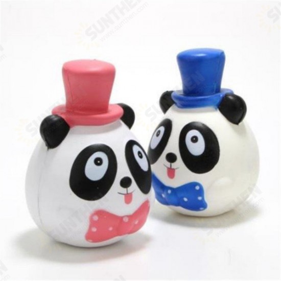 1PC 14CM Jumbo Panda Cake Squishy Charm Soft Slow Rising Mobile Phone Accessories Toy