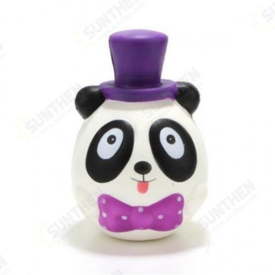 1PC 14CM Jumbo Panda Cake Squishy Charm Soft Slow Rising Mobile Phone Accessories Toy