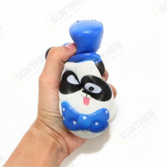 1PC 14CM Jumbo Panda Cake Squishy Charm Soft Slow Rising Mobile Phone Accessories Toy