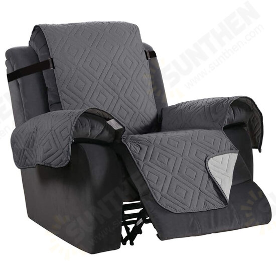 22 inch Breathable Waterproof Wear-Resisting Double-Sided Available Polyester Recliner Chair Slipcover