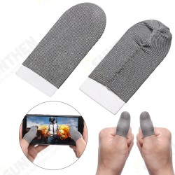 1 Pair Breathable Game Controller Finger Touch Screen Gloves Sweat Proof Gaming Finger Gloves Non-Scratch Sleeve Sensitive Nylon Mobile Touch 1 Pair Breathable Game Controller Finger Touch Screen Gloves Sweat Proof Gaming Finger Gloves Non-Scratch Sleeve Sensitive Nylon Mobile Touch