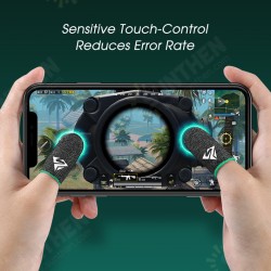 1 Pair Sensitive Breathable Sweatproof E-Sports Touch Screen Thumbs Finger Sleeve for PUBG Mobile Game 1 Pair Sensitive Breathable Sweatproof E-Sports Touch Screen Thumbs Finger Sleeve for PUBG Mobile Game