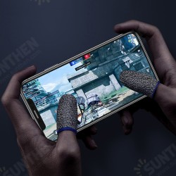 1/2/5 Pairs Silver Fiber/ Carbon Fiber Sweat-proof Professional Touch Screen Thumbs Finger Sleeve for PUBG Mobile Game Gamepad 1/2/5 Pairs Silver Fiber/ Carbon Fiber Sweat-proof Professional Touch Screen Thumbs Finger Sleeve for PUBG Mobile Game Gamepad