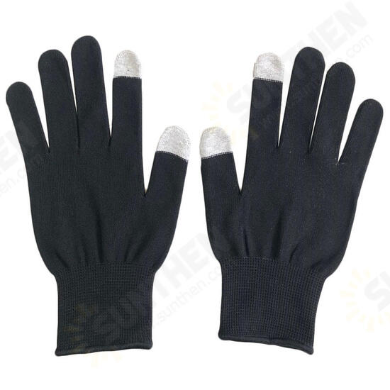 Thin Two-fingers Touch Screen Gloves Outdoor Sports Cycling Driving Jogging Running Anti Slip Gloves for iPhone Xiaomi Tablet Non-original