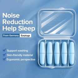 4/10PCS Ear Plugs Noise Cancelling Skin-Friendly Soft Silicone Ear Protection Earplugs Anti-Noise Sleeping Plugs 4/10PCS Ear Plugs Noise Cancelling Skin-Friendly Soft Silicone Ear Protection Earplugs Anti-Noise Sleeping Plugs