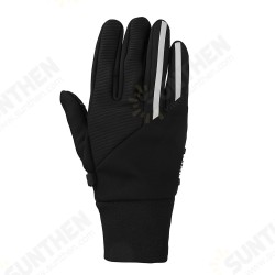 Winter Warm Waterproof 3-Finger Touch Sensitive Outdoors Motorcycle Riding Gloves with Reflective Winter Warm Waterproof 3-Finger Touch Sensitive Outdoors Motorcycle Riding Gloves with Reflective