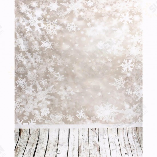 1.5x2.1m Photography Vinyl Background Snow Scenery Snowy Shading Halo Christmas