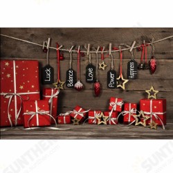 90x150cm/3x5ft Wooden Gift Box Christmas Background Vinyl Fabric Photography 90x150cm/3x5ft Wooden Gift Box Christmas Background Vinyl Fabric Photography
