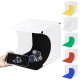 Foldable LED Light Soft Box Photo Studio Photography Lighting Tent Mini Box Softbox with 6 Color Backdrops