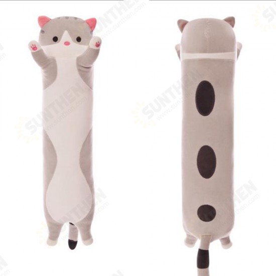 110/130cm Cute Plush Cat Doll Soft Stuffed Pillow Doll Toy for Kids