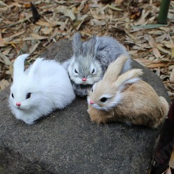 15cm Mini Realistic Cute White Plush Rabbits Fur Lifelike Animal Furry Easter Bunny Stuffed Plush Toy 15cm Mini Realistic Cute White Plush Rabbits Fur Lifelike Animal Furry Easter Bunny Stuffed Plush Toy