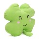 1PC 40cm Cute Clover Shamrock Soft Stuffed Plush Toy Happy Love Ornament Soft Doll