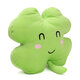 1PC 40cm Cute Clover Shamrock Soft Stuffed Plush Toy Happy Love Ornament Soft Doll