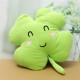 1PC 40cm Cute Clover Shamrock Soft Stuffed Plush Toy Happy Love Ornament Soft Doll