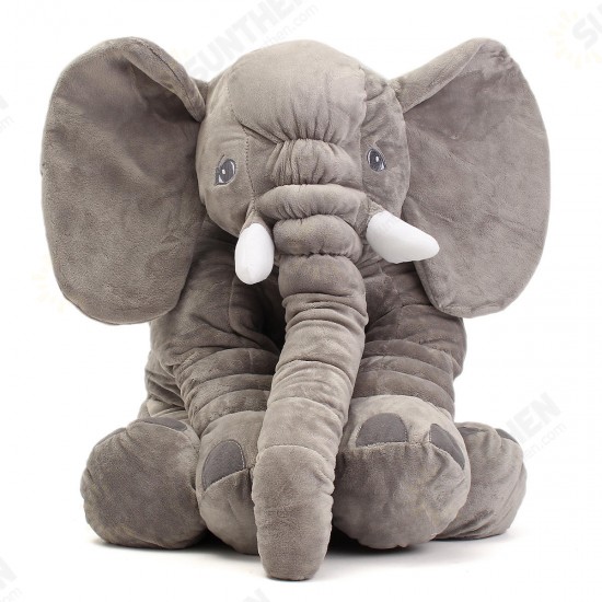 23.5inch 60cm Cute Jumbo Elephant Plush Doll Stuffed Animal Soft Kids Toy Gift