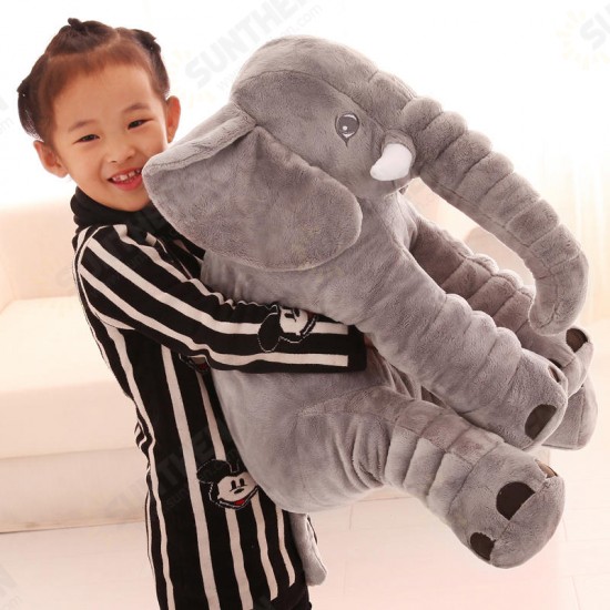 23.5inch 60cm Cute Jumbo Elephant Plush Doll Stuffed Animal Soft Kids Toy Gift