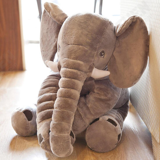 23.5inch 60cm Cute Jumbo Elephant Plush Doll Stuffed Animal Soft Kids Toy Gift