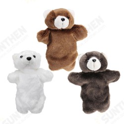 27CM Stuffed Animal Bear Fairy Tale Hand Puppet Classic Children Figure Toys Plush 27CM Stuffed Animal Bear Fairy Tale Hand Puppet Classic Children Figure Toys Plush