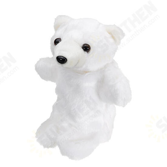 27CM Stuffed Animal Bear Fairy Tale Hand Puppet Classic Children Figure Toys Plush