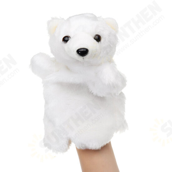 27CM Stuffed Animal Bear Fairy Tale Hand Puppet Classic Children Figure Toys Plush