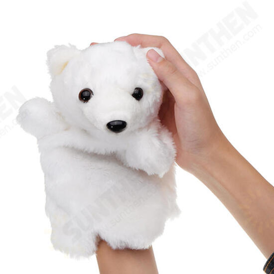 27CM Stuffed Animal Bear Fairy Tale Hand Puppet Classic Children Figure Toys Plush