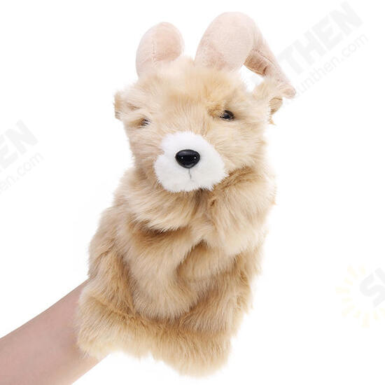 27CM Stuffed Toy Antelope Fairy Tale Hand Puppet Classic Children Figure Toys Plush Aniaml