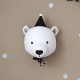 3D Plush Animal Heads Elephant Bear Deer Wall Decor for Children Christmas Birthday Stuffed Plush Toy